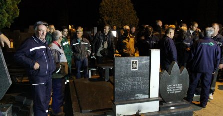 Radnici u Nišu zbog osam neisplaćenih plata štrajkuju na groblju