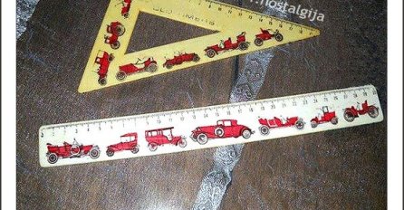 Stari linijari kao uspomena na školske dane