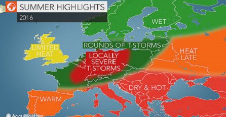 CIJELI BALKAN SE CRVENI: AccuWeather objavio dugoročnu prognozu za ljeto