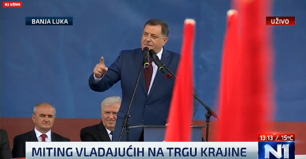 U Banjoj Luci završen miting vlasti RS-a