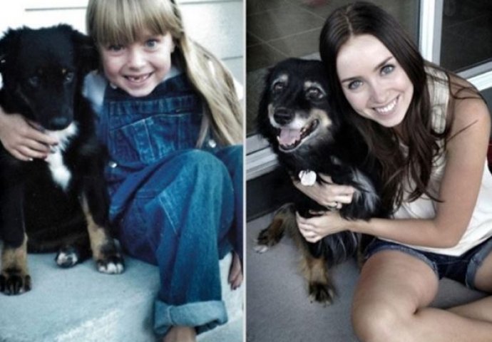 Vrijeme prolazi: 10 najljepših nostalgičnih fotografija vlasnika i ljubimaca kroz godine (FOTO)