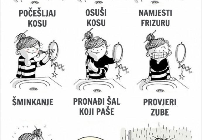 Zabavne ilustracije koje brilijantno prikazuju smješnu i zabavnu stranu života nas običnih žena