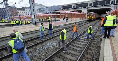  Haos u Belgiji: Štrajkovi željezničara, zatvorskog osoblja