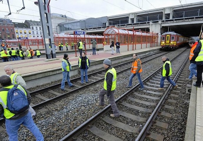  Haos u Belgiji: Štrajkovi željezničara, zatvorskog osoblja