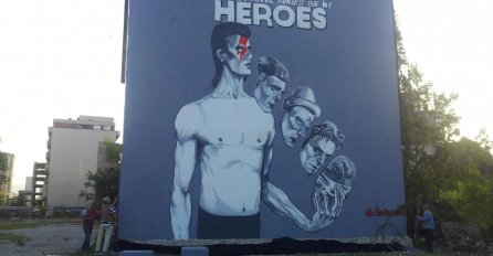 U Sarajevu otkriven najveći mural Davida Bowieja na svijetu