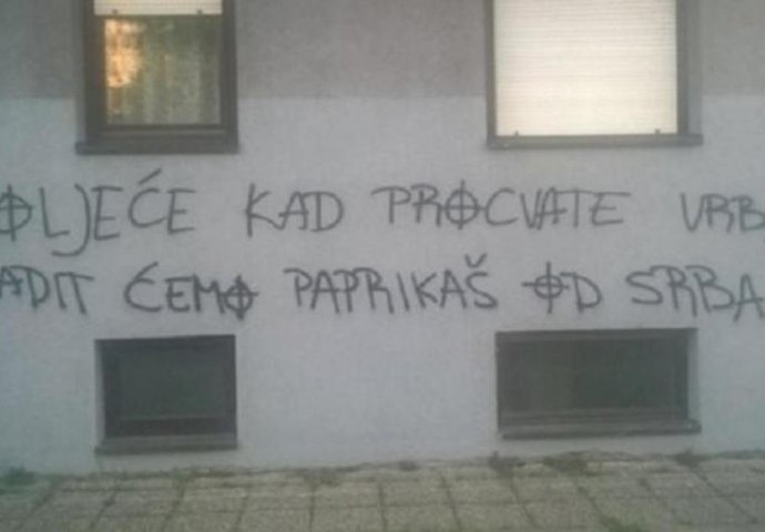 Fašizam u Hrvatskoj: U Zagrebu osvanuli antisrpski grafiti