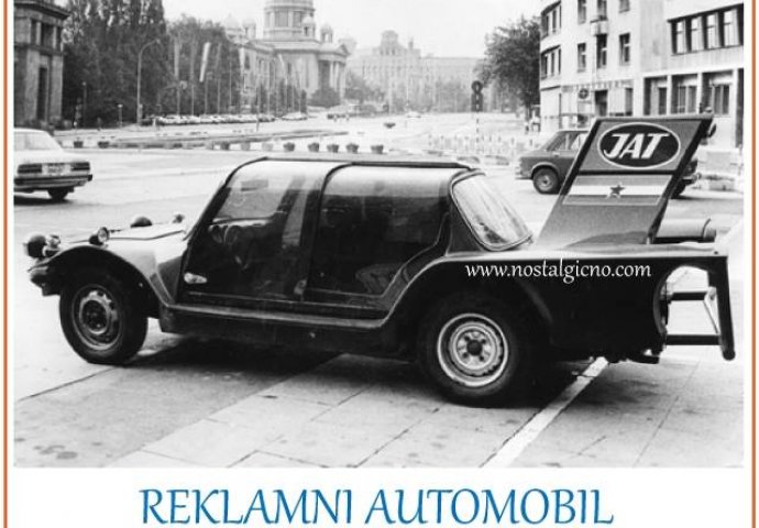 Reklamni automobil jugoslovenskog aerotransporta 