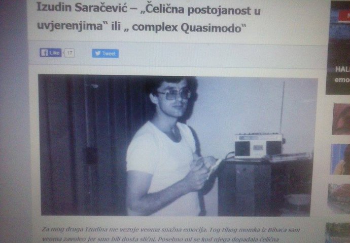 Izudin Saračević: "Čelična postojanost u uvjerenjima" 