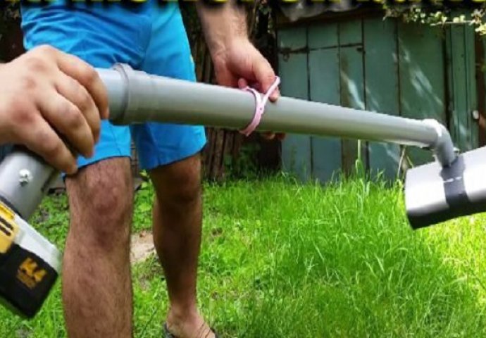 Evo kako da od starog usisivača napravite moćnu kosilicu (VIDEO)
