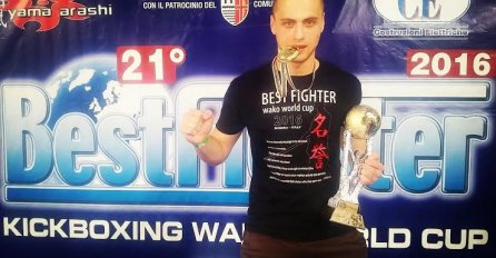 NEVJEROVATAN PODVIG Edin Vučelj osvojio Svjetski kup u WAKO kickboxingu