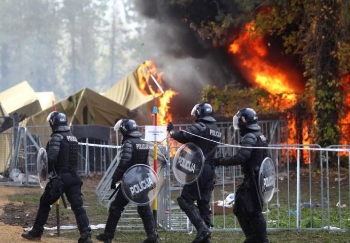 Sukobi u izbjegličkom kampu u Dizeldorfu 