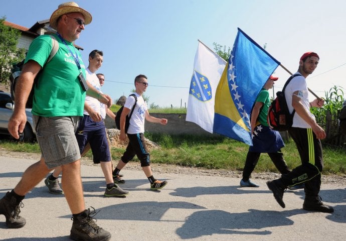 Marš mira "Sarajevo-Nezuk-Potočari": Prijavljeno 75 učesnika 