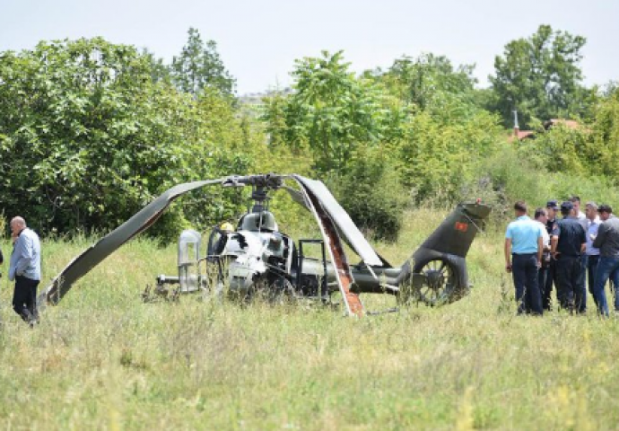 DRAMA U PODGORICI: Pao vojni helikopter, pilot u komi