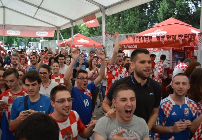 Foto: Atmosfera tokom utakmice Hrvatska - Turska