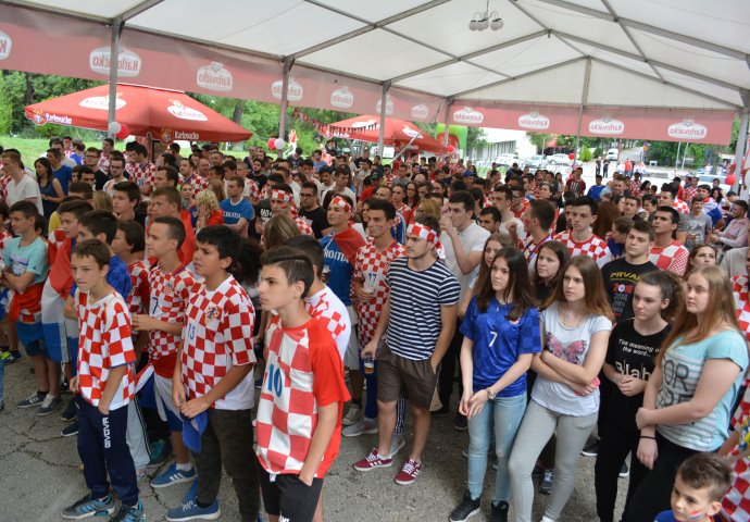 Foto: Atmosfera tokom utakmice Hrvatska - Turska