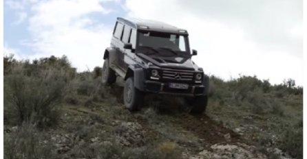 Mercedes Benz G550 4X42: Pogledajte kako sa lakoćom prelazi sve prepreke (VIDEO)