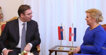 Historijski susret Kolinde Grabar Kitrović i Aleksandra Vučića