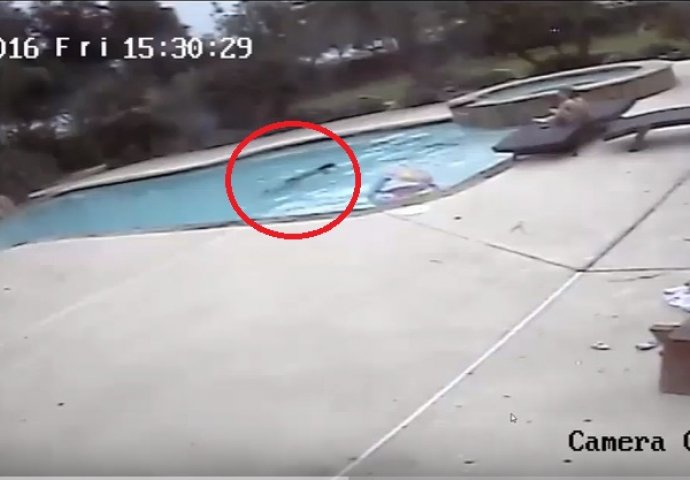 Djevojčica je vidjela beživotno tijelo svoje majke u bazenu: Ono što je sigurnosna kamera snimila je nevjerovatno