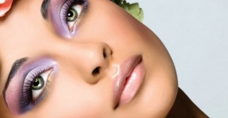 Svečana šminka: Soft purple cut-crease 