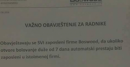 Ko otvori bolovanje duže od sadam dana dobit će otkaz!