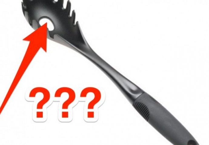 Iznenadit ćete se: Da li ste se pitali čemu služi rupa na kašiki za tjesteninu?