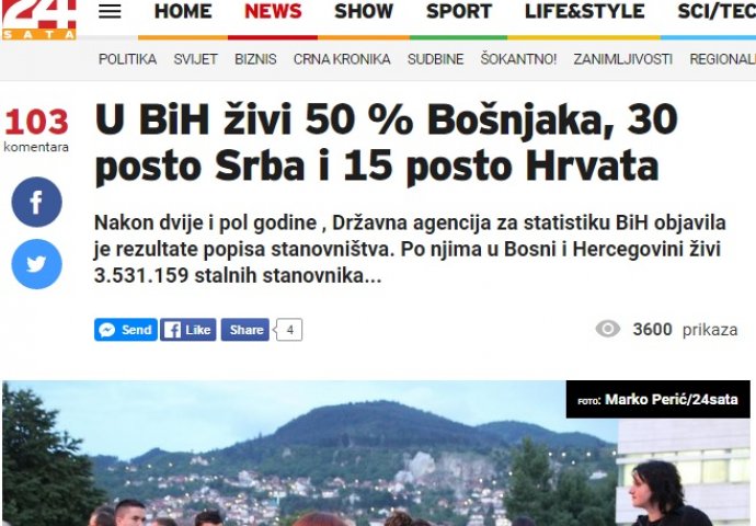 Šta pišu komšije o popisu stanovništva u BiH