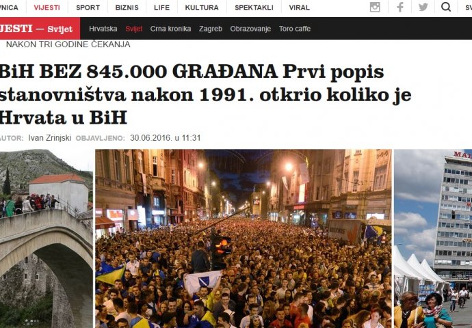 Šta pišu komšije o popisu stanovništva u BiH