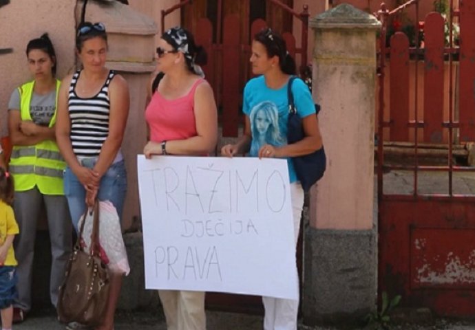 Majke s područja TK-a ponovo protestima traže isplatu dječijeg dodatka