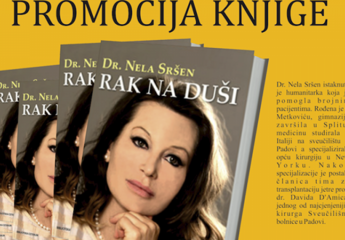 U Travniku promocija knjige “Rak na duši” autorice Nele Sršen