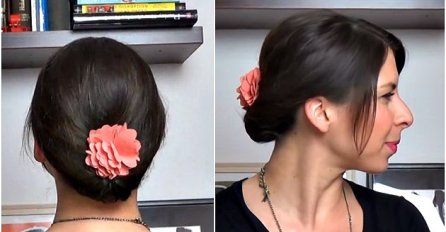 Frizura za formalne prilike za samo pet minuta 