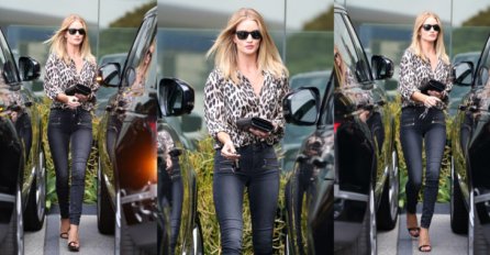 Fantastičan dnevni look Rosie Huntington-Whiteley