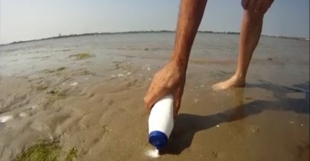 Istresao je malo soli na plaži, dobro se pripremite za ono što će uslijediti (VIDEO)