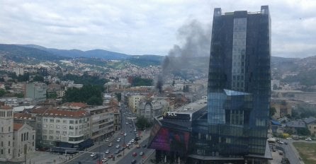 Lokaliziran požar u centru Sarajeva