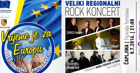 U povodu završetka Dana Europe u BiH - 'Veliki regionalni koncert'