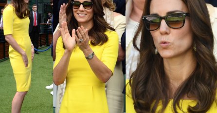 Kate Middleton zablistala na Wibledonu 