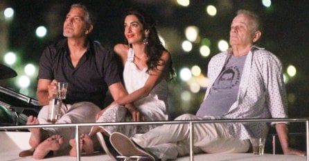 George i Amal: romantika na brodu