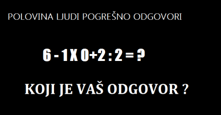 Koliko vas može da riješi ovaj zadatak?