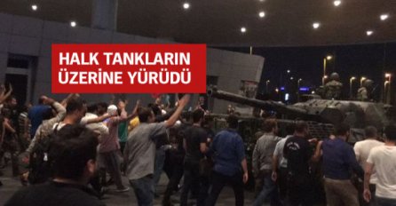 Snimljen trenutak kada tenk turske vojske prolazi kroz aerodrom u Istanbulu (VIDEO)