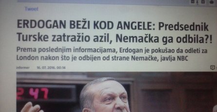 Senzacionalističko  izvještavanje medija o vojnom udaru u Turskoj 