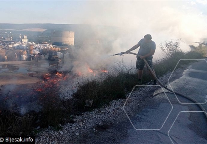 Požar koji je izbio u krugu tvornice TT Kabeli trenutno pod kontrolom