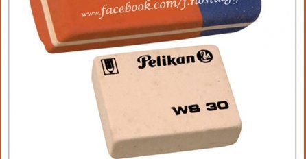 Sjećate li se ovih “Pelikan” gumica koje smo koristili za brisanje grafitne i hemijske olovke?