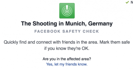 Facebook aktivirao Safety Check za Minhen