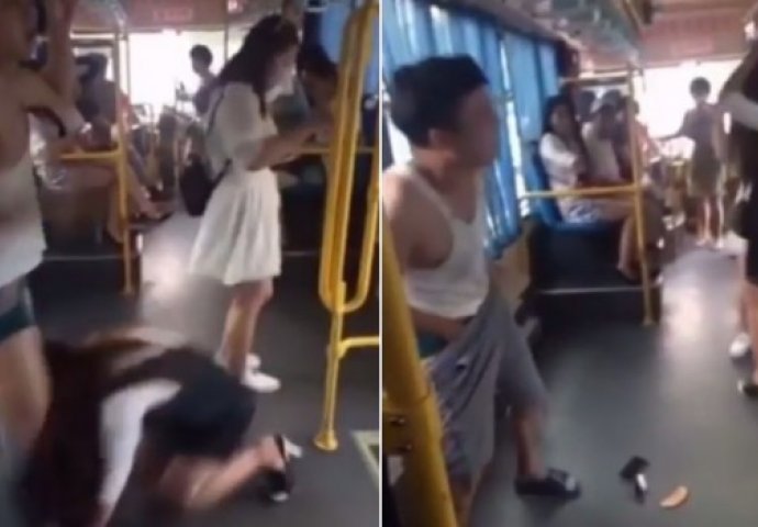 Nije znao šta ga je snašlo: Muškarac ostao bez pantalona u gradskom autobusu! (VIDEO)