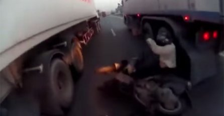 Nikome nije jasno kako je preživio ovaj pad s motora (VIDEO)