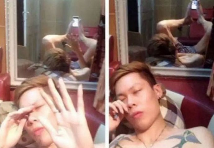 Ne dozvolite sebi ovakav blam: Prilikom slikanja ne zaboravite da postoji odraz u ogledalu!