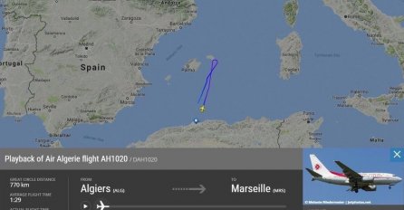 Putnički avion Air Algerie proglasio vanredno stanje, pa nestao sa radara