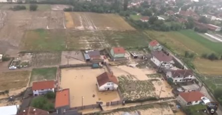 Pogledajte helikopterske snimke štete nakon olujnog nevremena u Skoplju