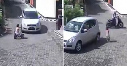  ČUDO NEVIĐENO: Auto pregazilo djevojčicu, ona ustala pa odšetala (VIDEO) 