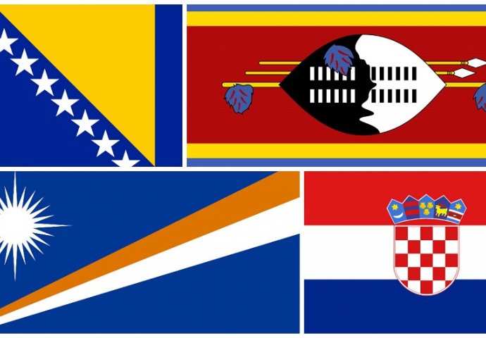 ZANIMLJIVO: Zastave BiH i Hrvatske među 10 najljepših na svijetu
