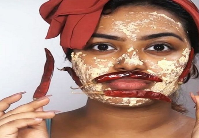 Blogerka redovno stavlja čili na lice i tvrdi da zbog toga ima savršenu kožu